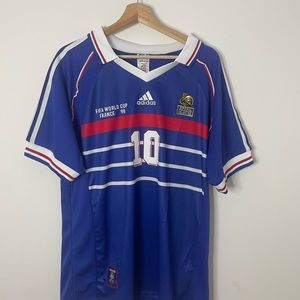 RETRO France 1998 ZIDANE Jersey